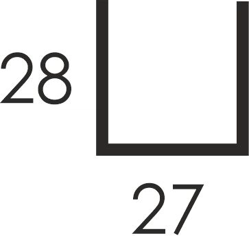 Профиль потолочный ППН 28*27 (3 000, 0,65, оцинкованный) в Уссурийске