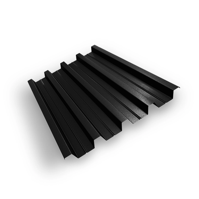 Профнастил Н-60 880 (820) ПА, ПАнг (0,45/9005 черный МАТ)