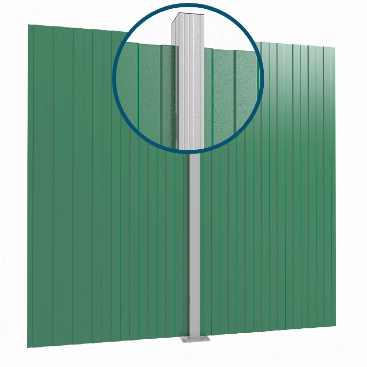 Секционный забор из профлиста